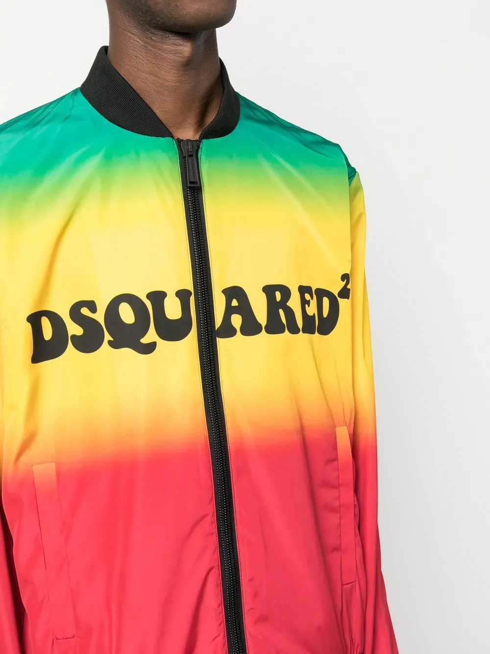 Dsquared2 Man Jacket Yellow Size 42 Polyester In Green