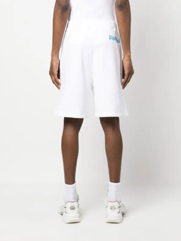 DSQUARED2 ディースクエアード ショートパンツ | ホワイト | FARFETCH JP