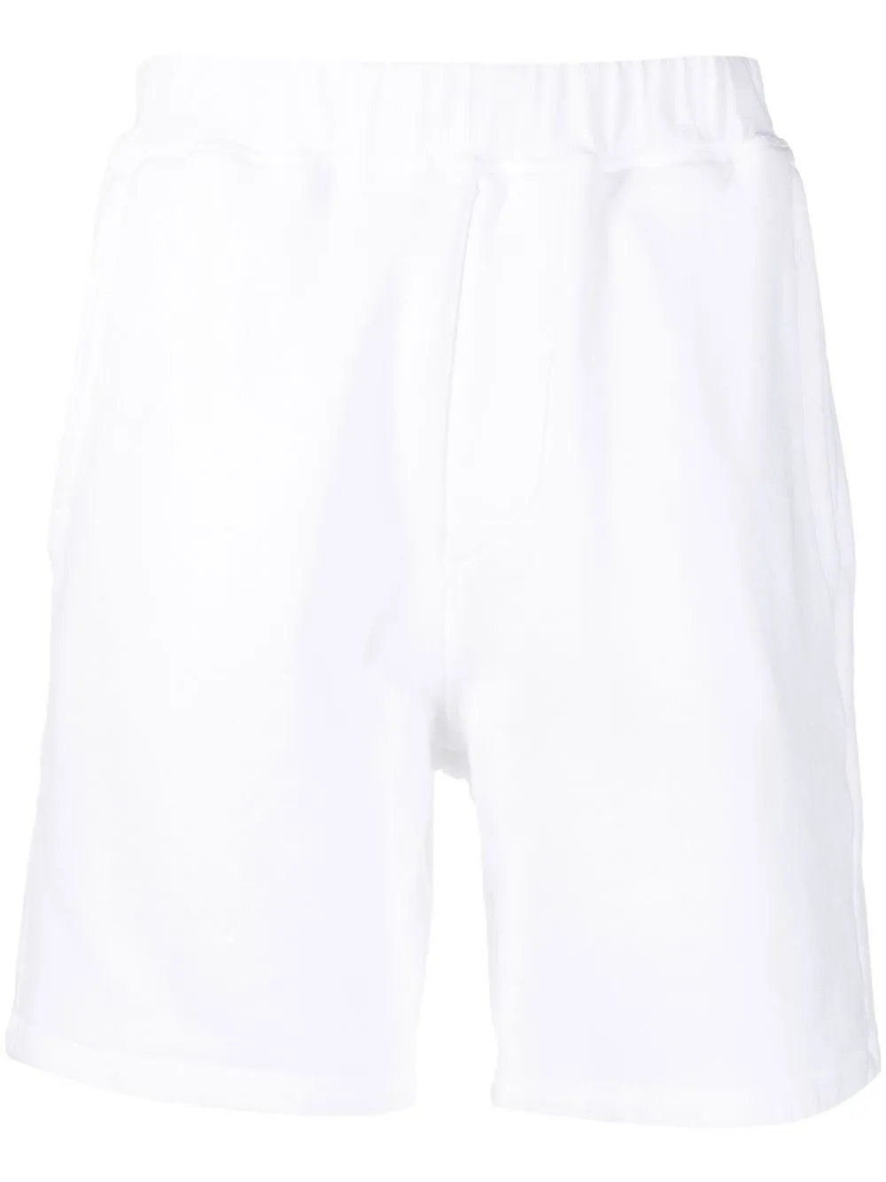 Shop Dsquared2 Logo-print Cotton Shorts In Weiss