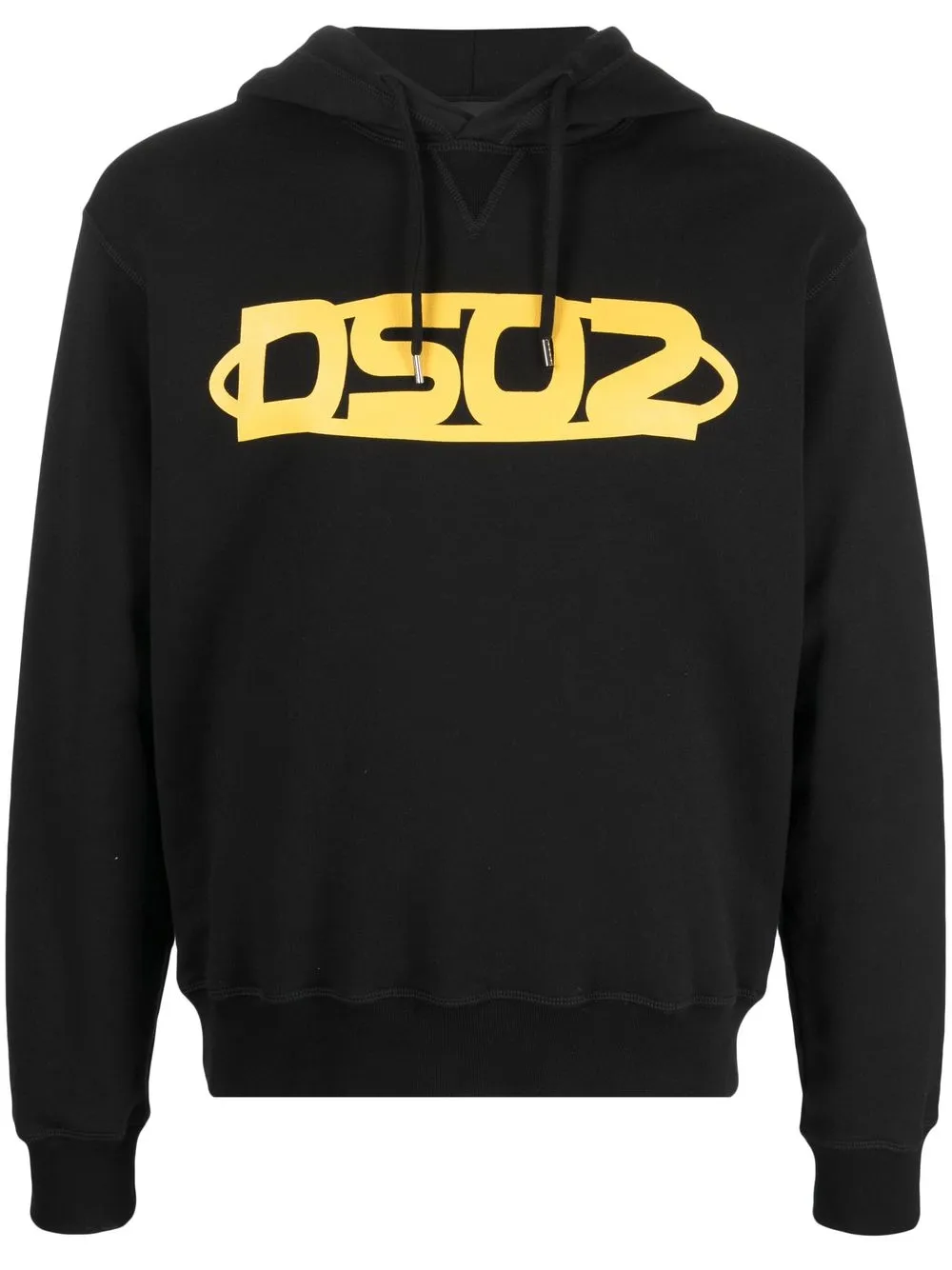 

Dsquared2 logo-print cotton hoodie - Black