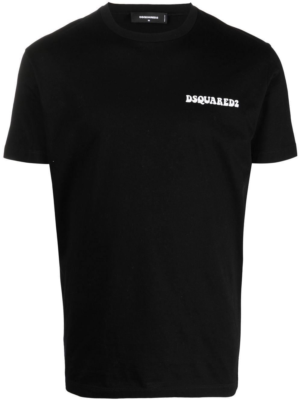 Dsquared2 Logo-print Cotton T-shirt In Black