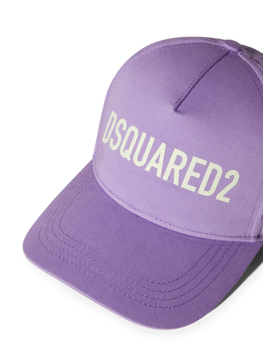 Shop Dsquared2 Logo-print Cap In Purple