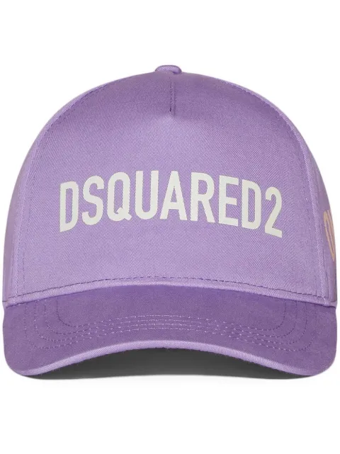 DSQUARED2 logo-print cap