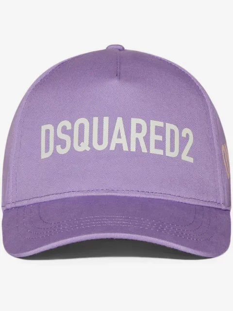 DSQUARED2 logo-print cap