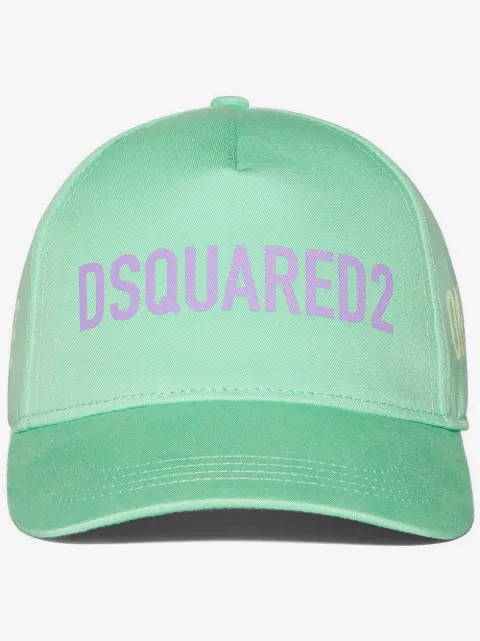 DSQUARED2 logo-print cap