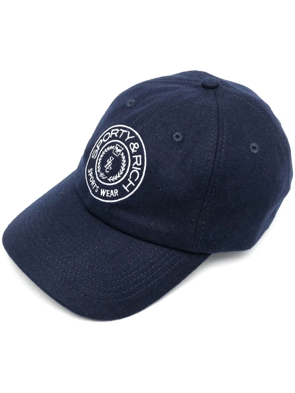 

Sporty & Rich gorra con logo bordado - Azul