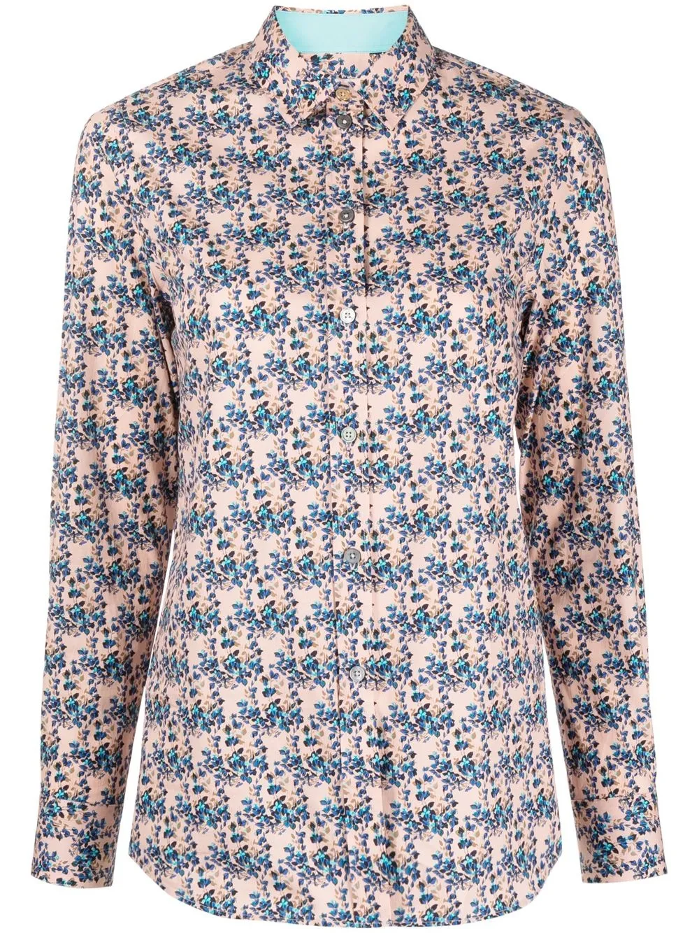 

Paul Smith floral-print organic cotton shirt - Pink