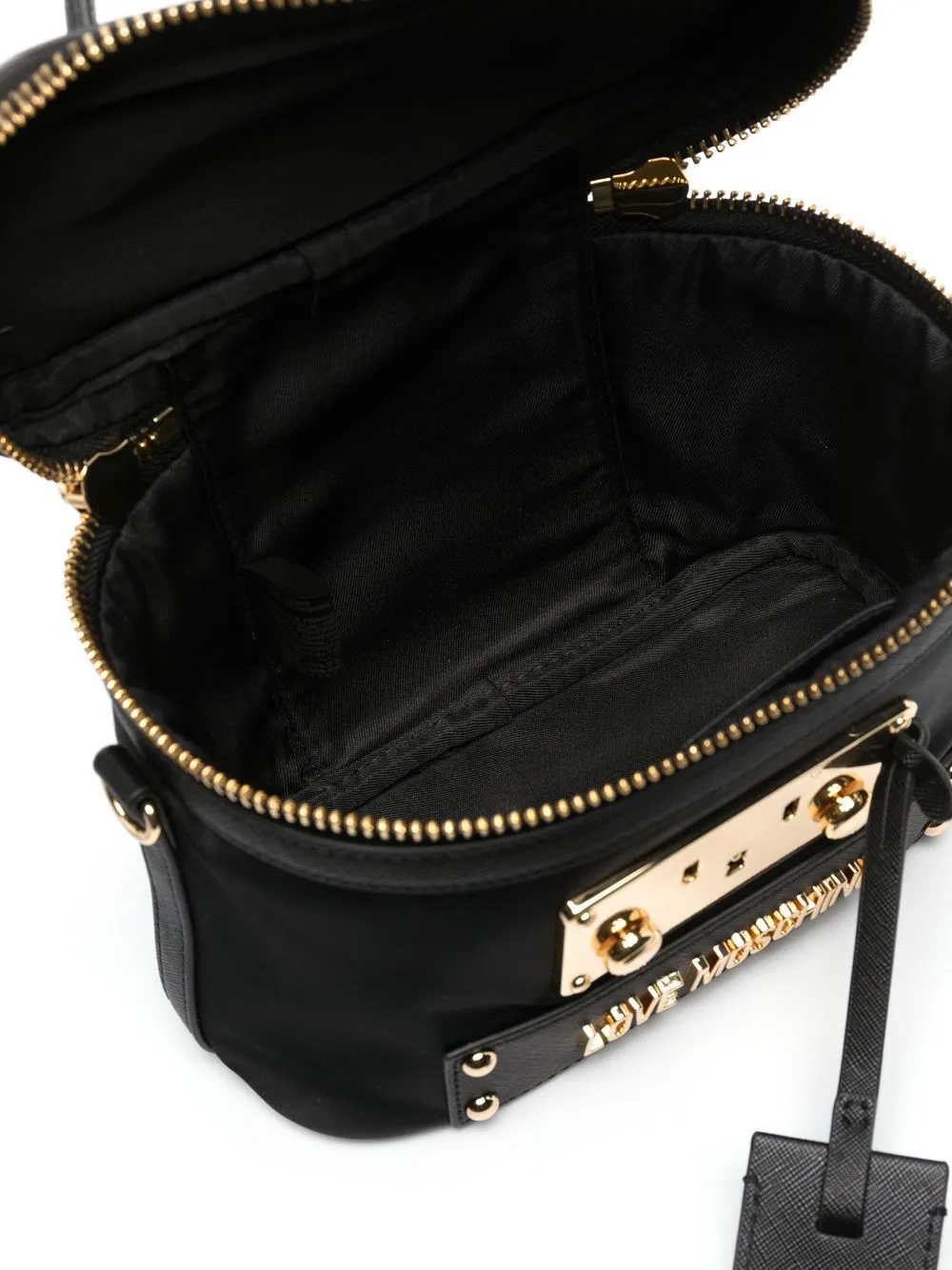 Love Moschino Faux Leather Tote Bag In Black ModeSens
