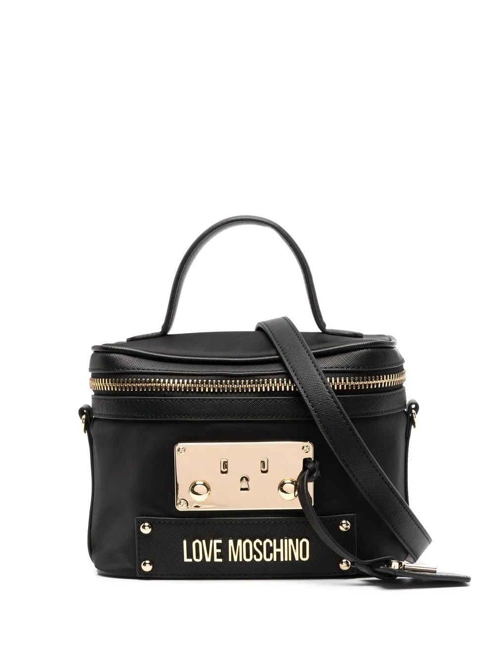 

Love Moschino tote texturizada - Negro