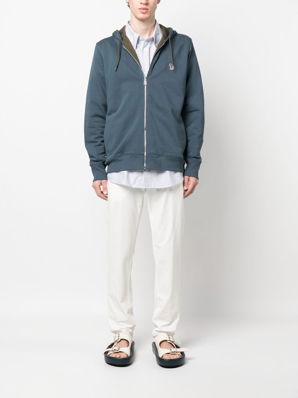 PS Paul Smith Hoodie met rits - Blauw