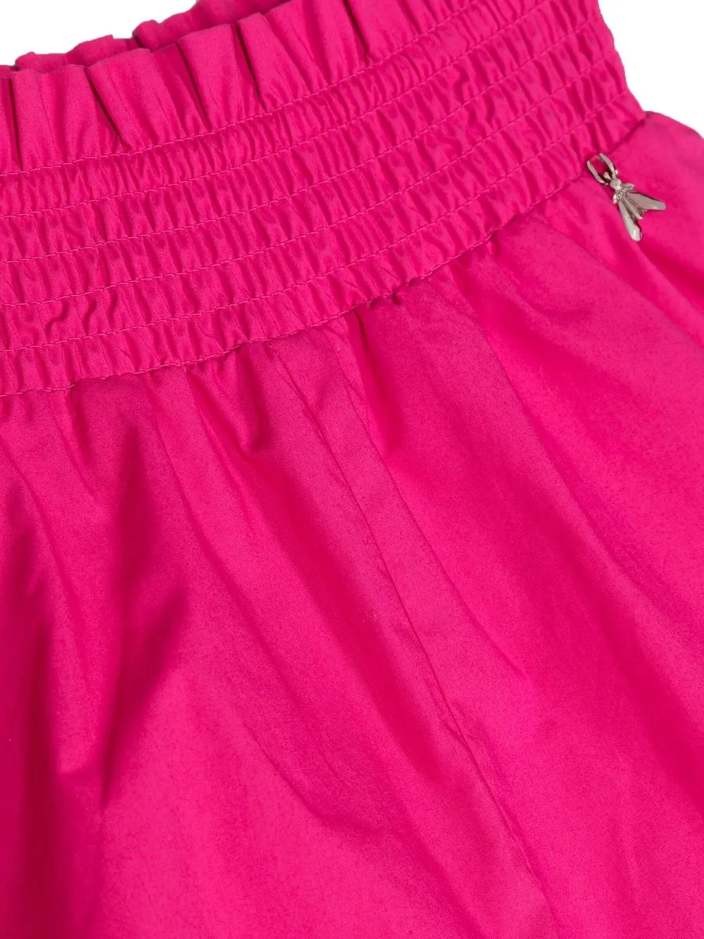 Patrizia Pepe Girl Kids' Logo-plaque Shorts In Pink