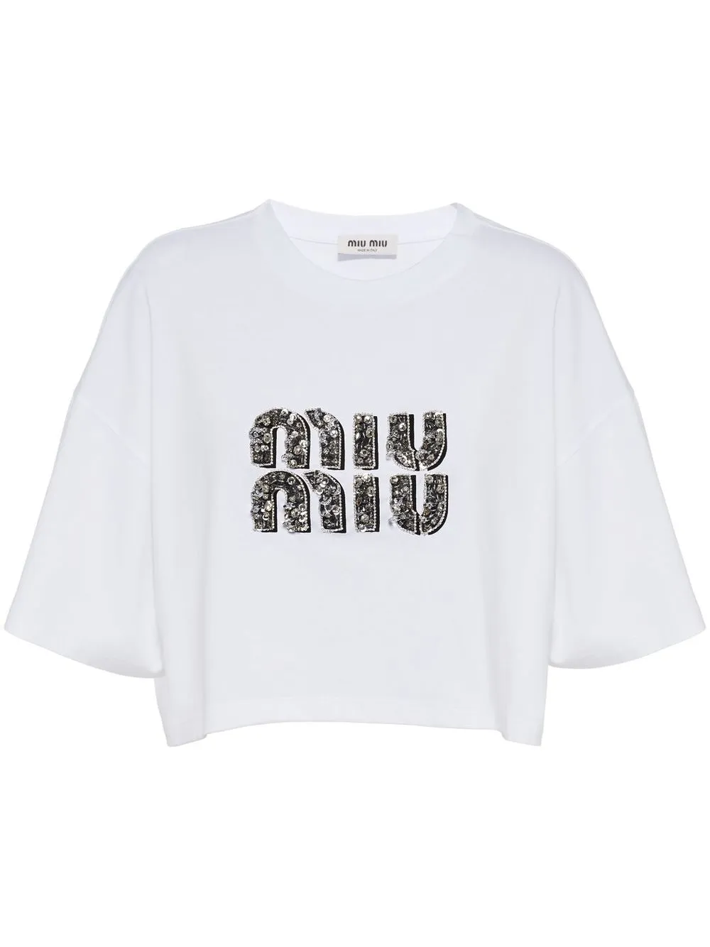 34,300円【miumiu】MIU MIU Tシャツ　新品未使用