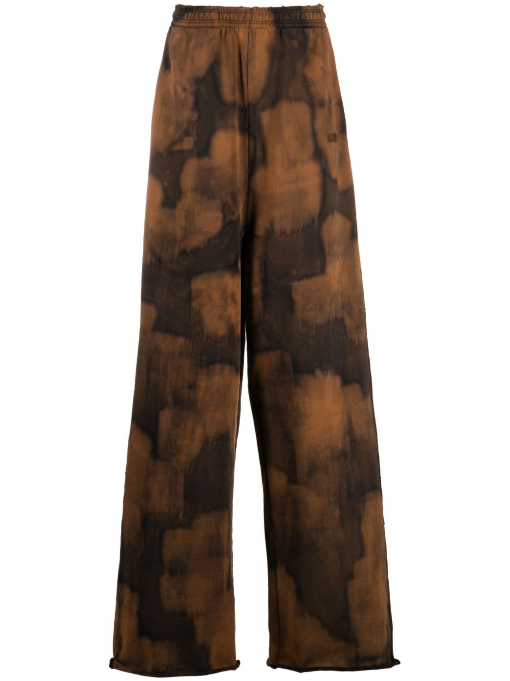 VETEMENTS bleached-pattern Track Pants - Farfetch