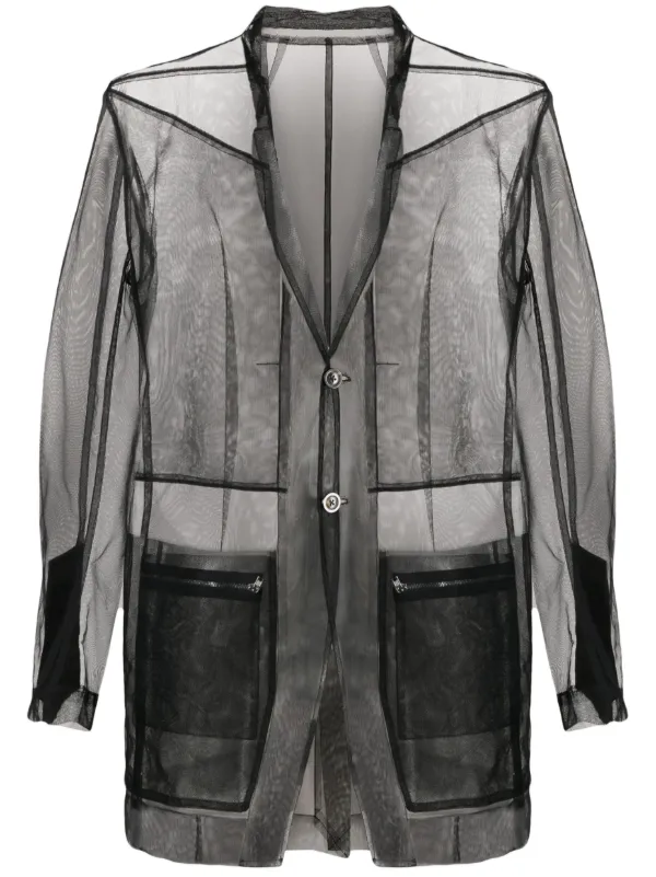 Rick Owens シアーシャツ | ブラック | FARFETCH JP