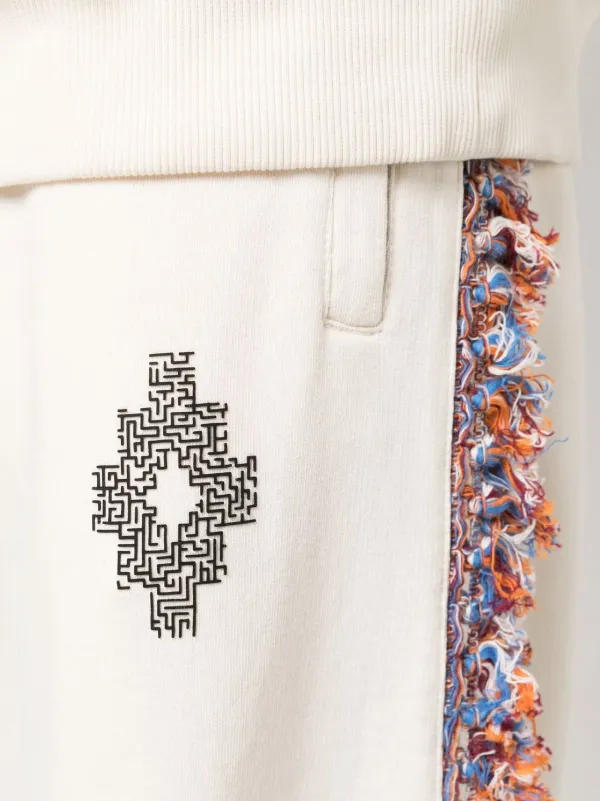 Marcelo Burlon County Of Milan fringe-detailing Jersey track