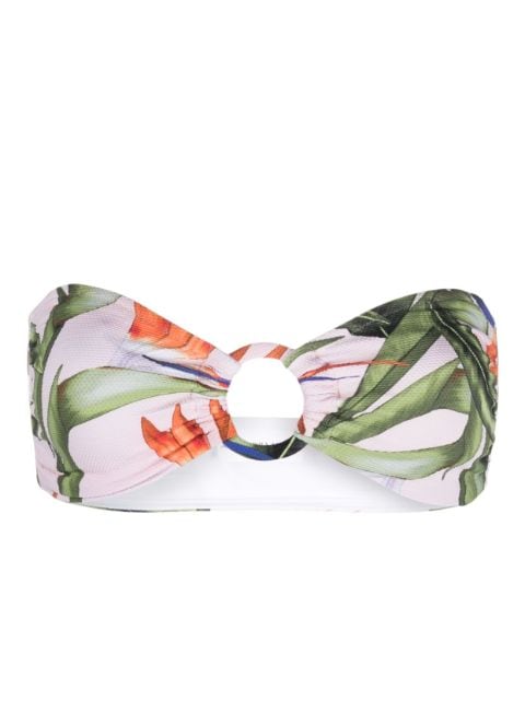 Alexandra Miro Carlotta floral-print bikini top 