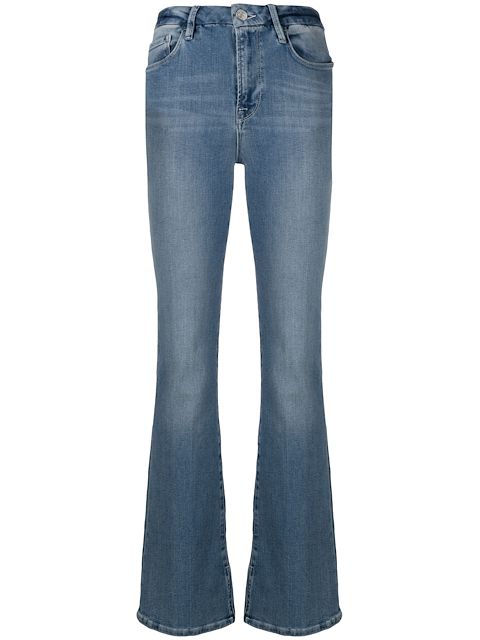 FRAME Halbhohe Schlagjeans