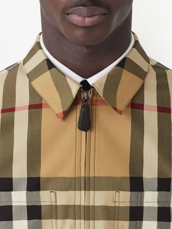 Burberry exaggerated-check Jacket - Farfetch