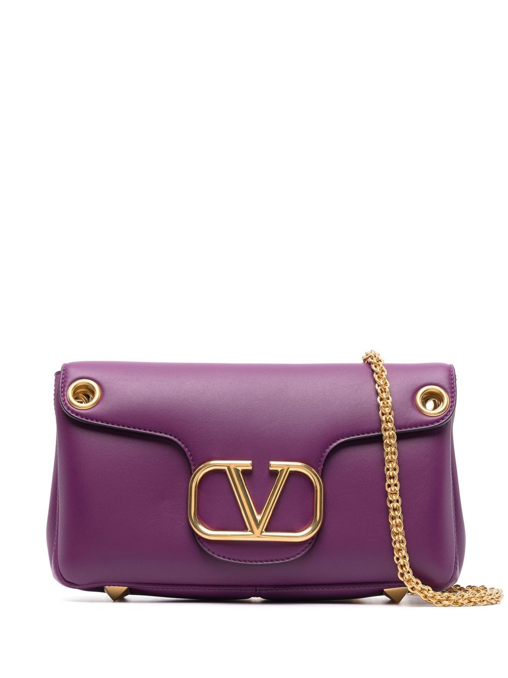 Valentino Garavani VLogo Signature shoulder bag - Purple