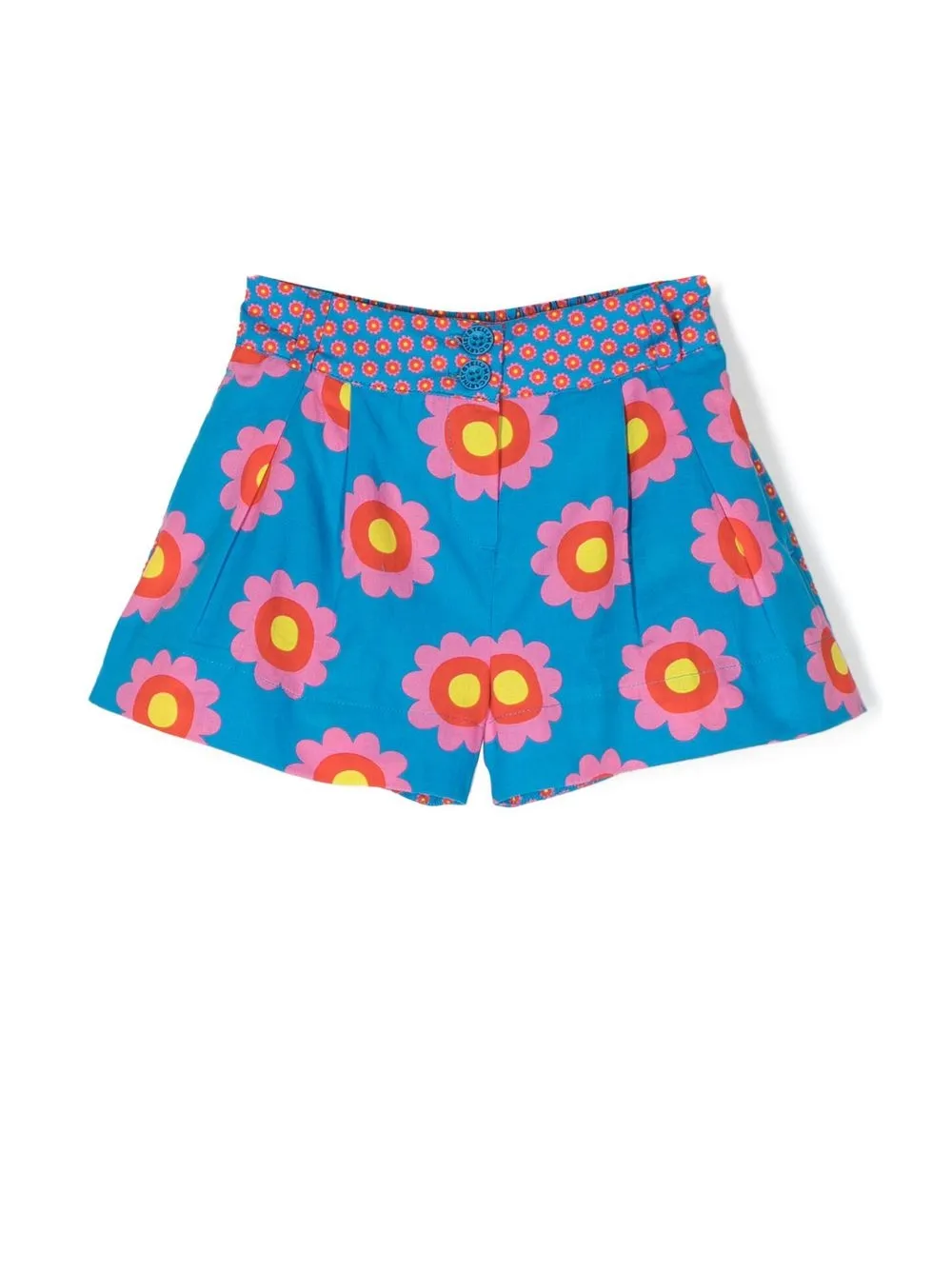 

Stella McCartney Kids all-over floral-print shorts - Blue