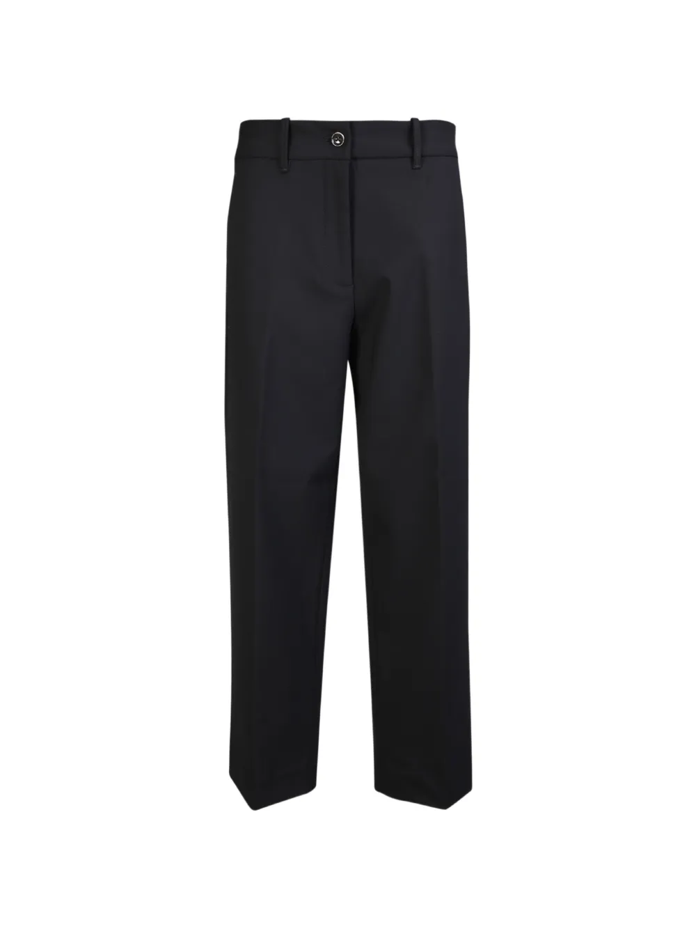 Nine In The Morning pressed-crease straight-leg trousers - Nero