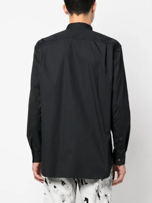 Comme Des Garçons Shirt メッシュパネル シャツ | ブラック | FARFETCH JP