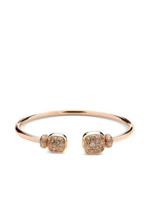 Pomellato 18K Rose Gold Nudo diamond bracelet