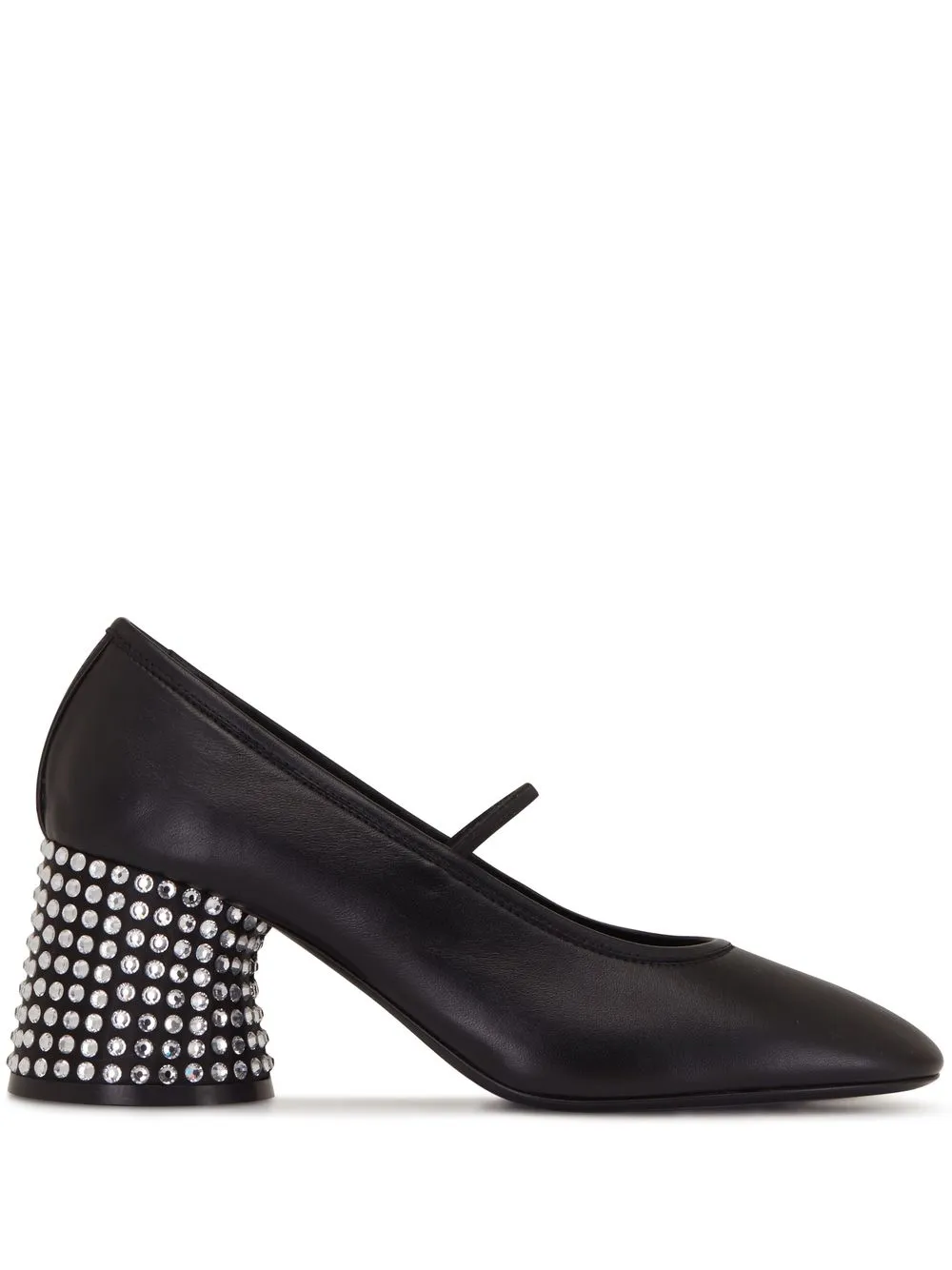 

KHAITE crystal-embellished leather pumps - Black