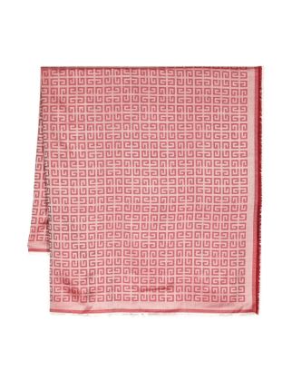 Givenchy Monogram Silk Blend Scarf on SALE