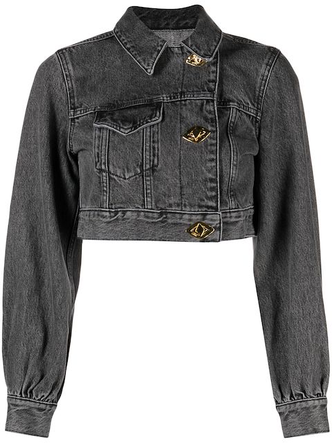 GANNI cropped denim jacket