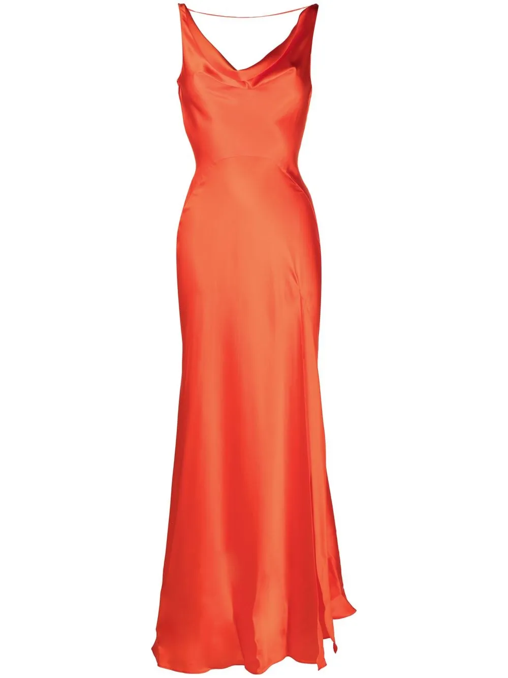 De La Vali Colombina silk maxi dress