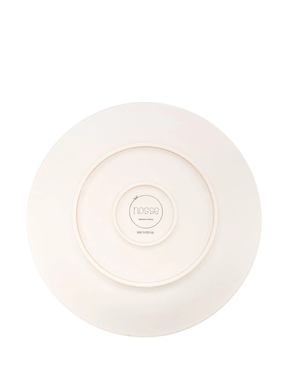 Maison Margaux Contrast-edge Dinner Plate Set In Nude
