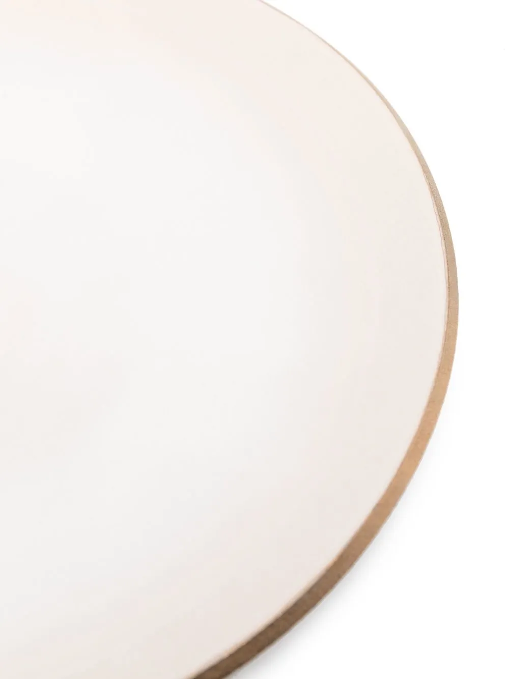 Maison Margaux Contrast-edge Dinner Plate Set In Nude