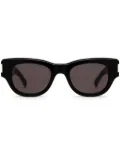 Saint Laurent Eyewear naked wire core cat-eye sunglasses - Black
