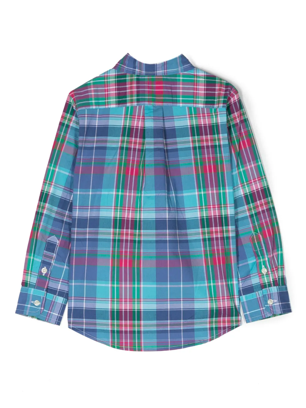 Ralph Lauren Kids Geruit shirt - Blauw