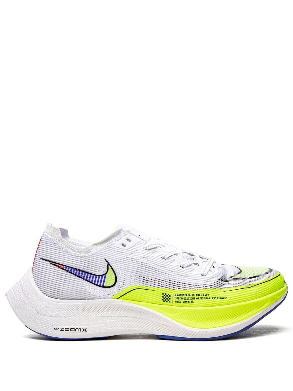 Nike Zoomx Vaporfly Next% 2 "white/black-volt-racer Blue-br" Sneakers