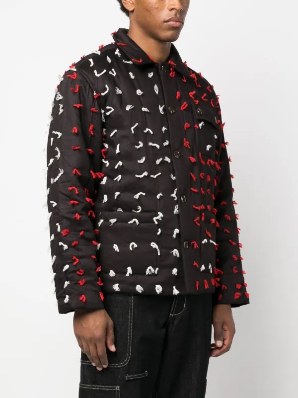 BODEブランケットジャケット BODE Winner's Sash ジャケット | レッド | FARFETCH JP
