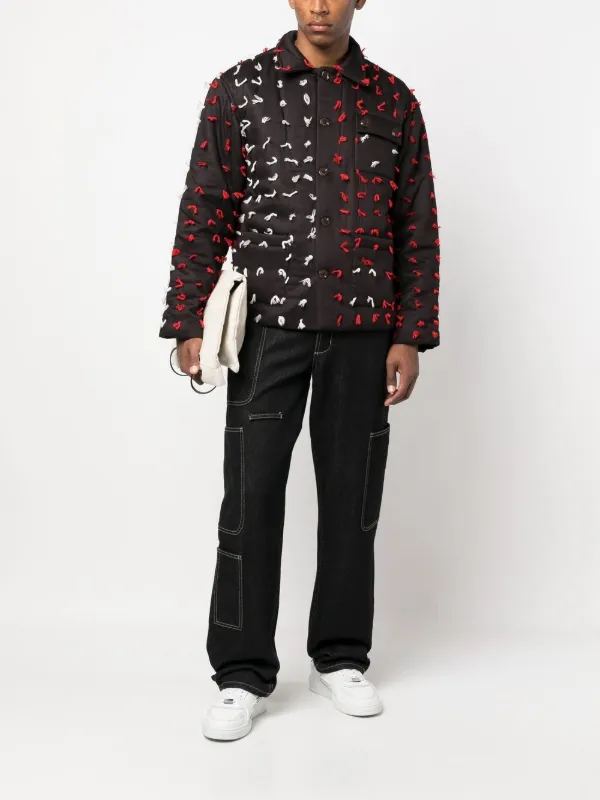 BODE Duo Handtie キルティングジャケット | ブラック | FARFETCH JP