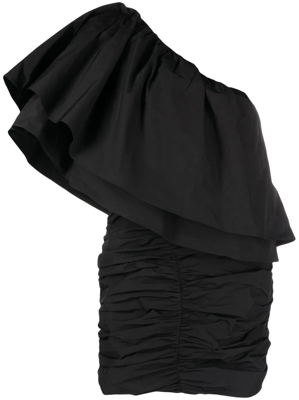 

ROTATE off-shoulder ruffled minidress - Black