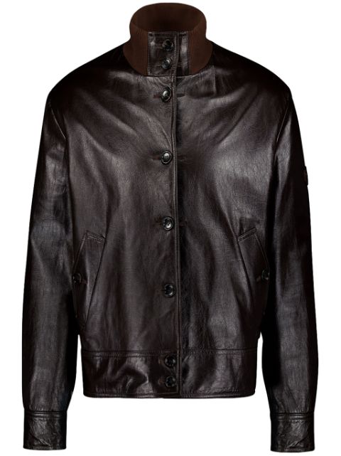 Gucci reversible leather jacket