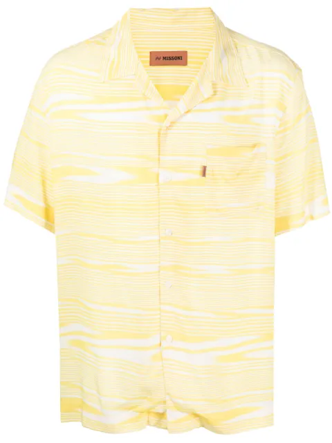 Missoni abstract-pattern short-sleeve shirt  