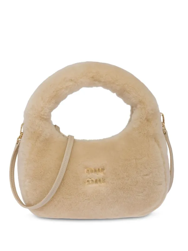 ★MIU MIU直営店★Wander キルティングナッパ ホーボーバッグ MIU MIU ホーボーバッグ Miu Wander キルティングナッパレザー