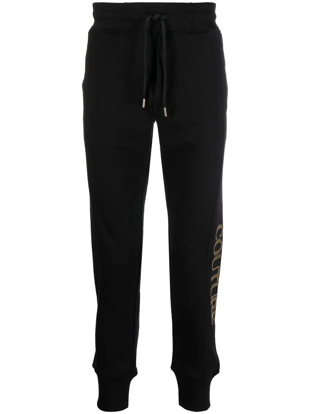 

Versace Jeans Couture foil logo track trousers - Black