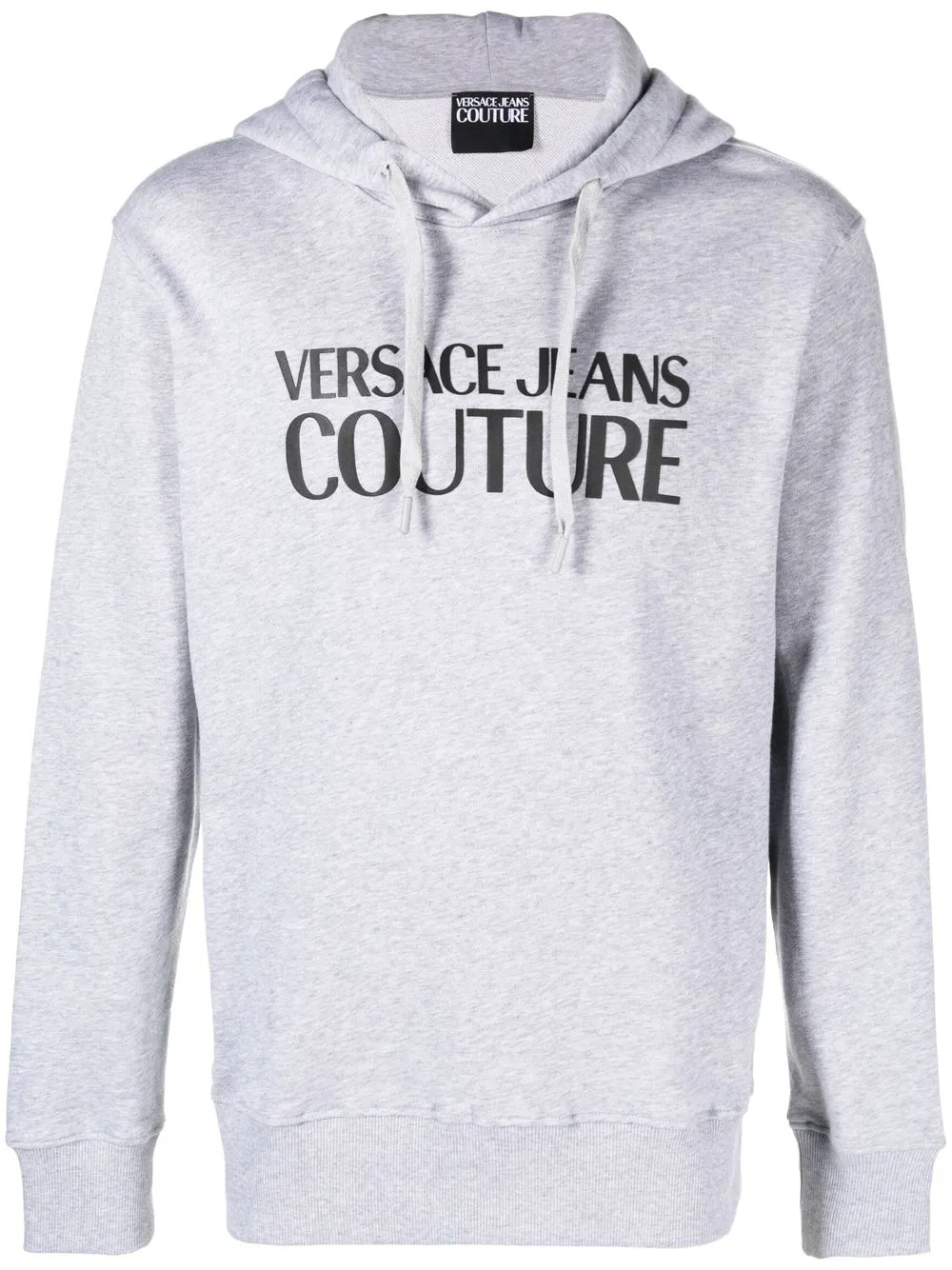 

Versace Jeans Couture logo-print pullover hoodie - Grey
