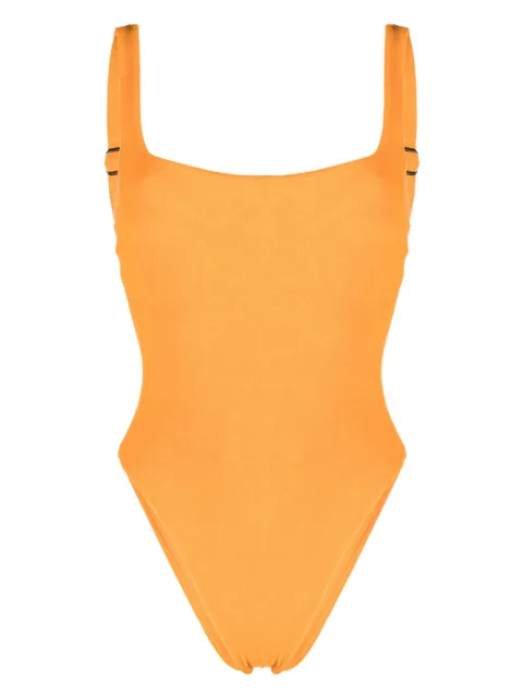 Form and Fold The Square Mango Terry swimsuit