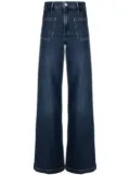 FRAME mid-rise bootcut jeans - Blue