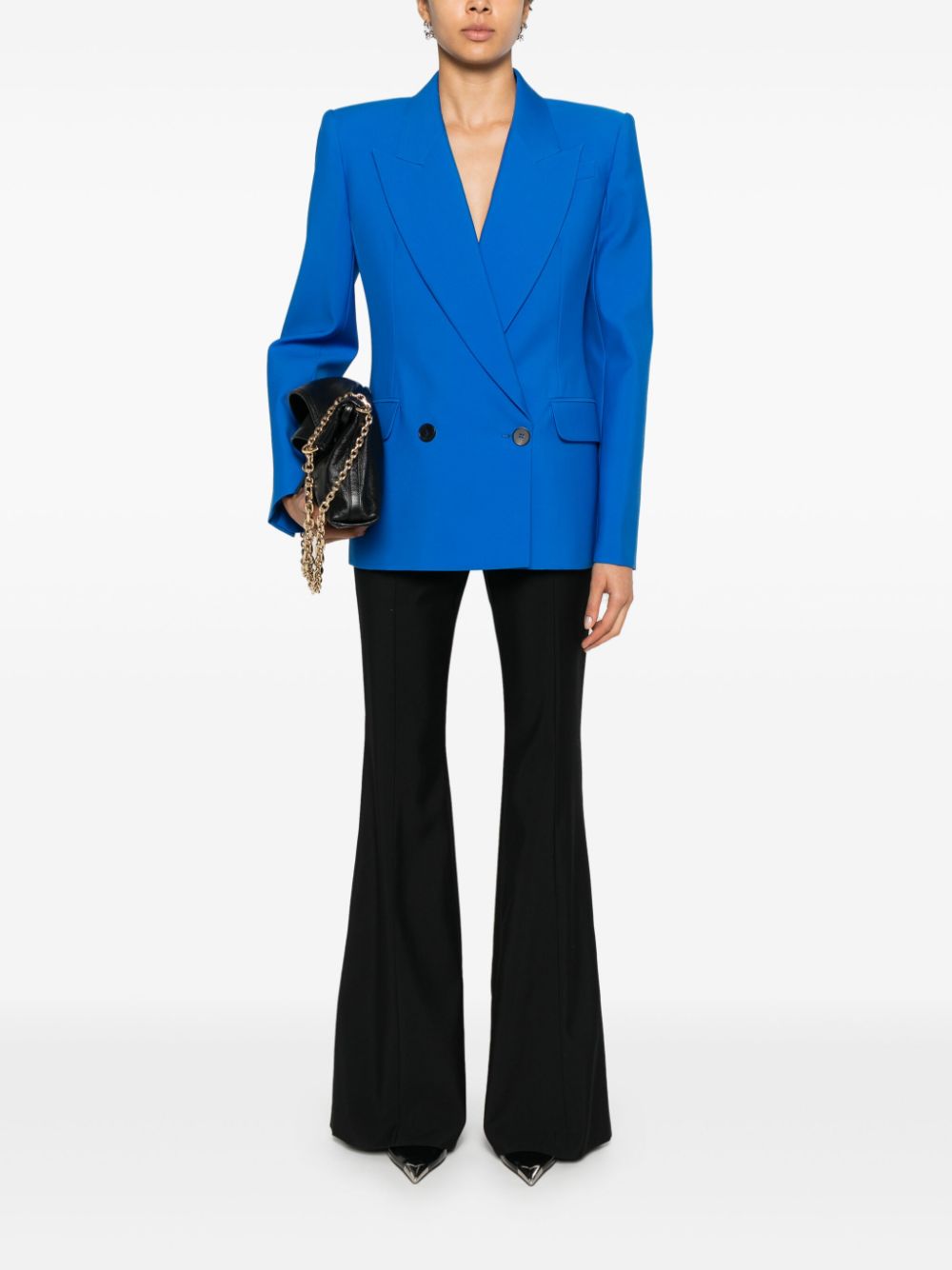 Alexander McQueen double-breasted blazer - Blue