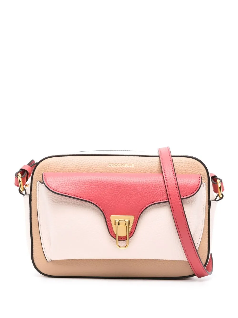 

Coccinelle bolsa satchel plegable - Neutro