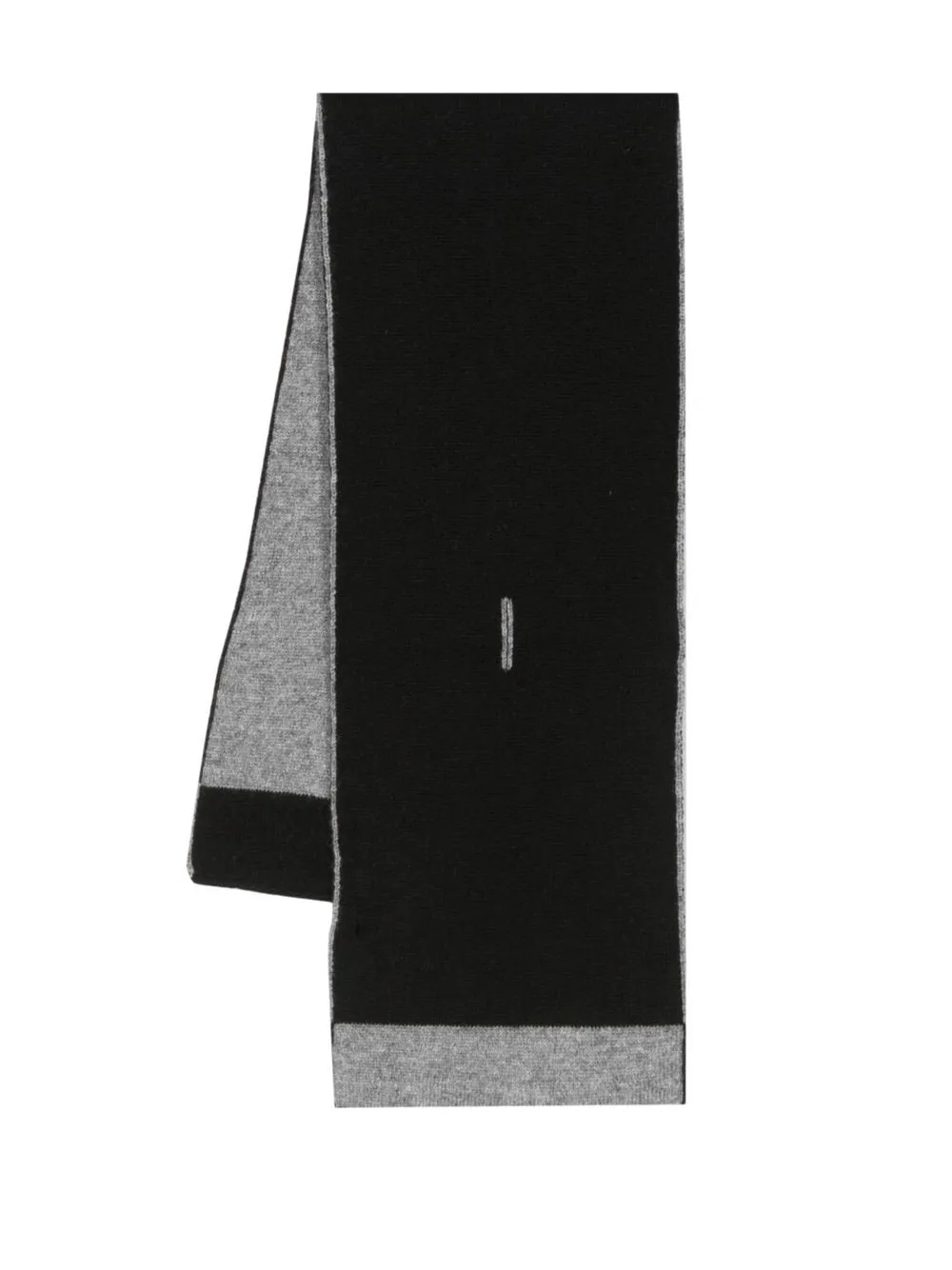 

Dell'oglio cashmere fine knit scarf - Black