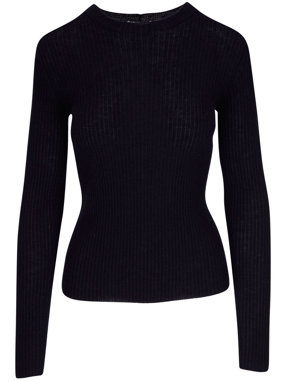 Vince Crew Neck long-sleeved Knitted Top - Farfetch